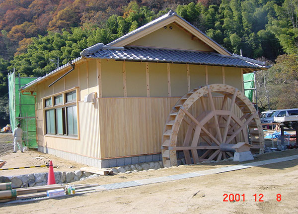 御津町の水車